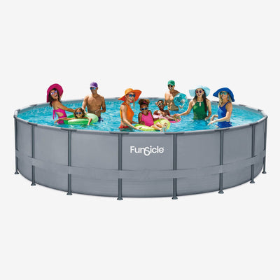 Funsicle 18 ft Oasis Pool without people